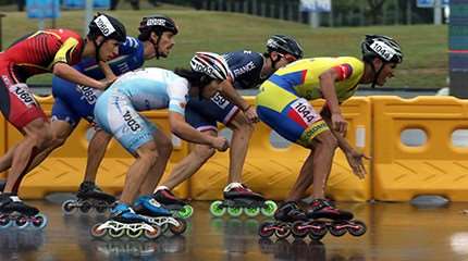Mundial de patinaje de velocidad de 2016 : segundo dia sobre ruta
