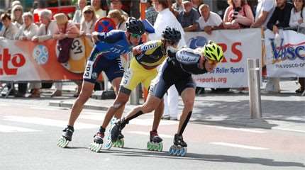 Último día del Campeonato Mundial de patinaje de carrera en 2013 en Oostende