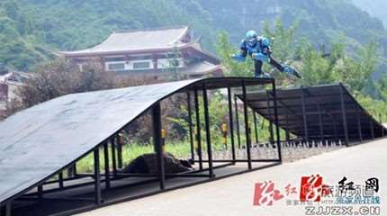 Rollerman: a la conquista de la montaña Tianmen