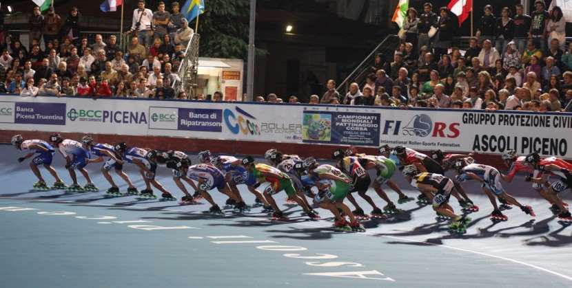 Galería foto del Mundial de patinaje de velocidad de 2012