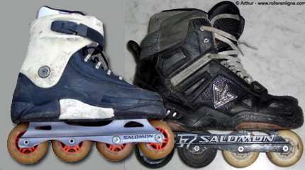 Personalizar: no dude cambiar patines calle y freeride