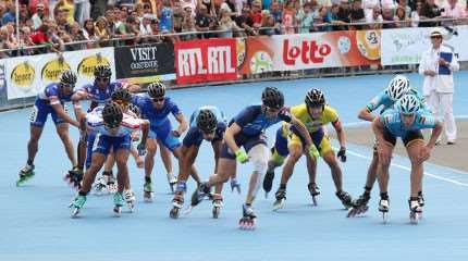 Mundial de patinaje de carrera en 2013: último día en la pista Oostende