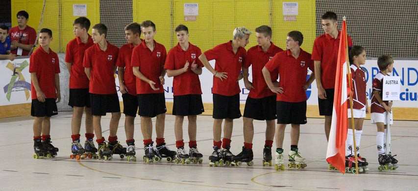 Austria lista para el campeonato Europeo Sub-17 de hockey sobre patines 2013