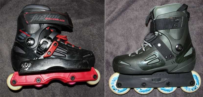 Dos patines agresivo personalizados por Bobor