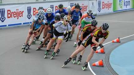 Campeonato de Europa patinaje de velocidad- primer día de carrera pista