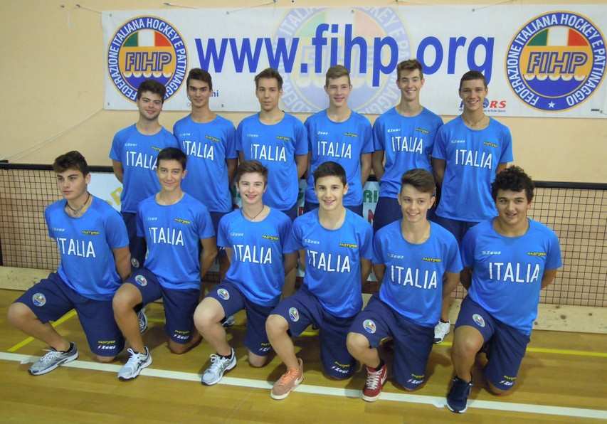 El equipo italiano por el Campeonato de Europa Sub-17