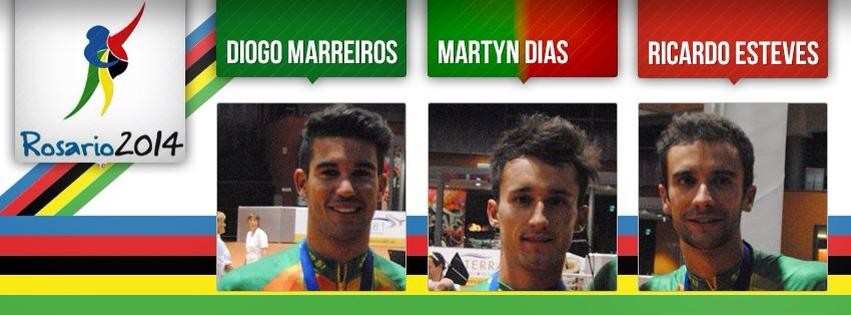 3 patinadores Portugués participan al mundial en Rosario (Argentina)