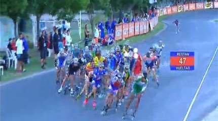 Mundial de patinaje de velocidad 2014 : primer dia sobre ruta