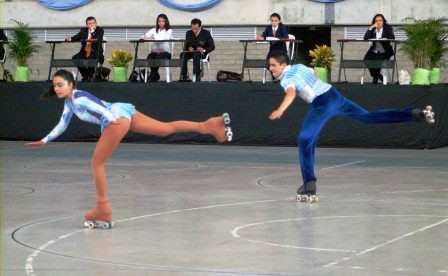 El patinaje artistico se mueve en Cali (Colombia)