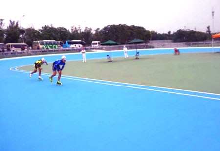 La pista de patinaje de velocidad del mundial en Nankin 2016