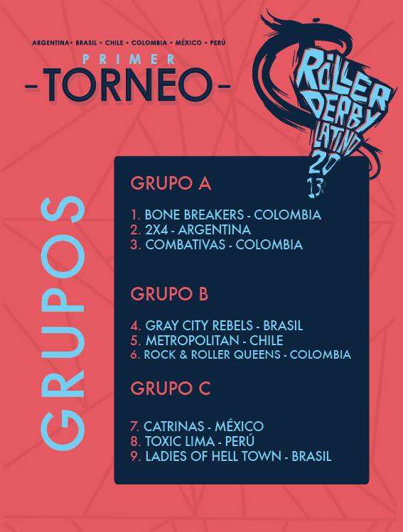 El primer torneo de América Latina Roller Derby en vivo!