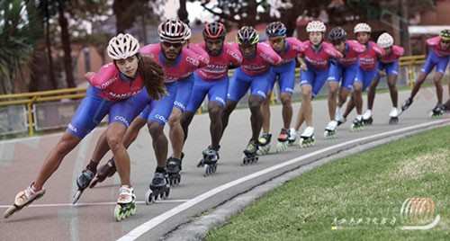 La seleccion Colombiana esta preparandose par el mundial de patinaje de velocidad de 2016