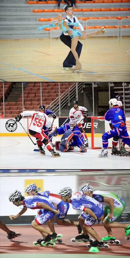 23 patinadores franceses en el 9 º Juegos Mundiales de Cali (Colombia)