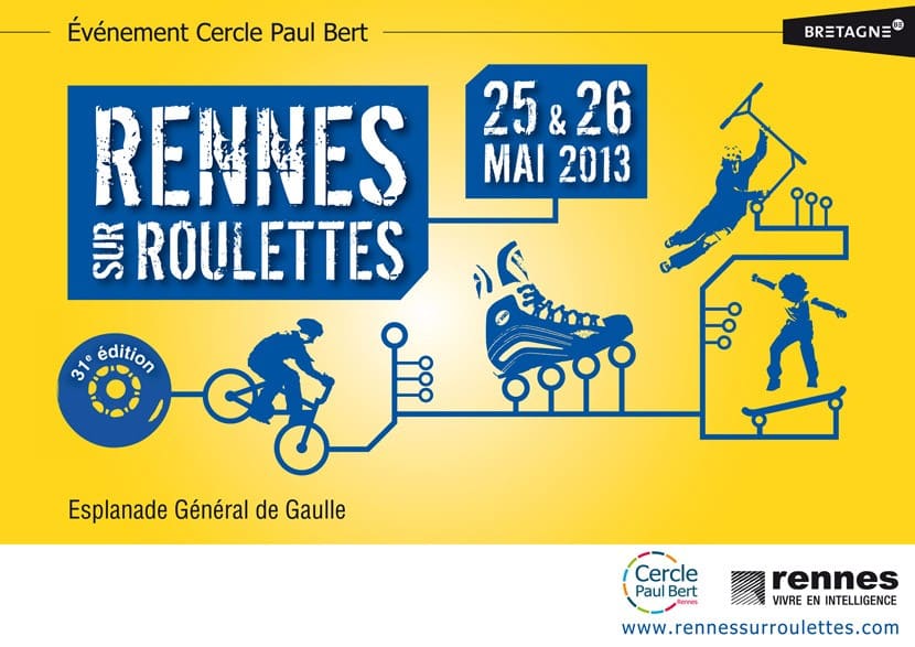 Las inscripciones carrera por la edición 2013 de Rennes sur Roulettes estan abiertas !